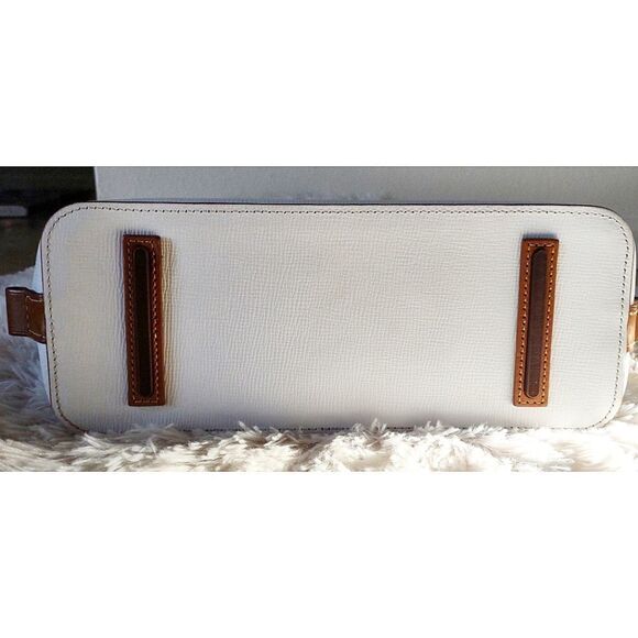 Dooney & Bourke Morgan White Pebbled Shoulder Bag - Picture 8 of 8